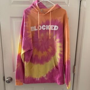 Call Her Daddy XL Blocked Tie-Dye Hoodie